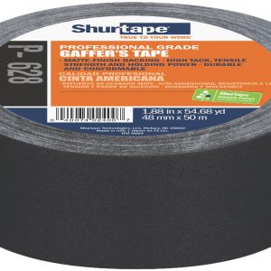 25 yd 2 Width ProTapes 306PG225MWHT112SW White Shurtape Professional Grade Gaffers Tape 